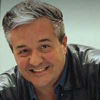 Retrato do infografista Luiz Iria