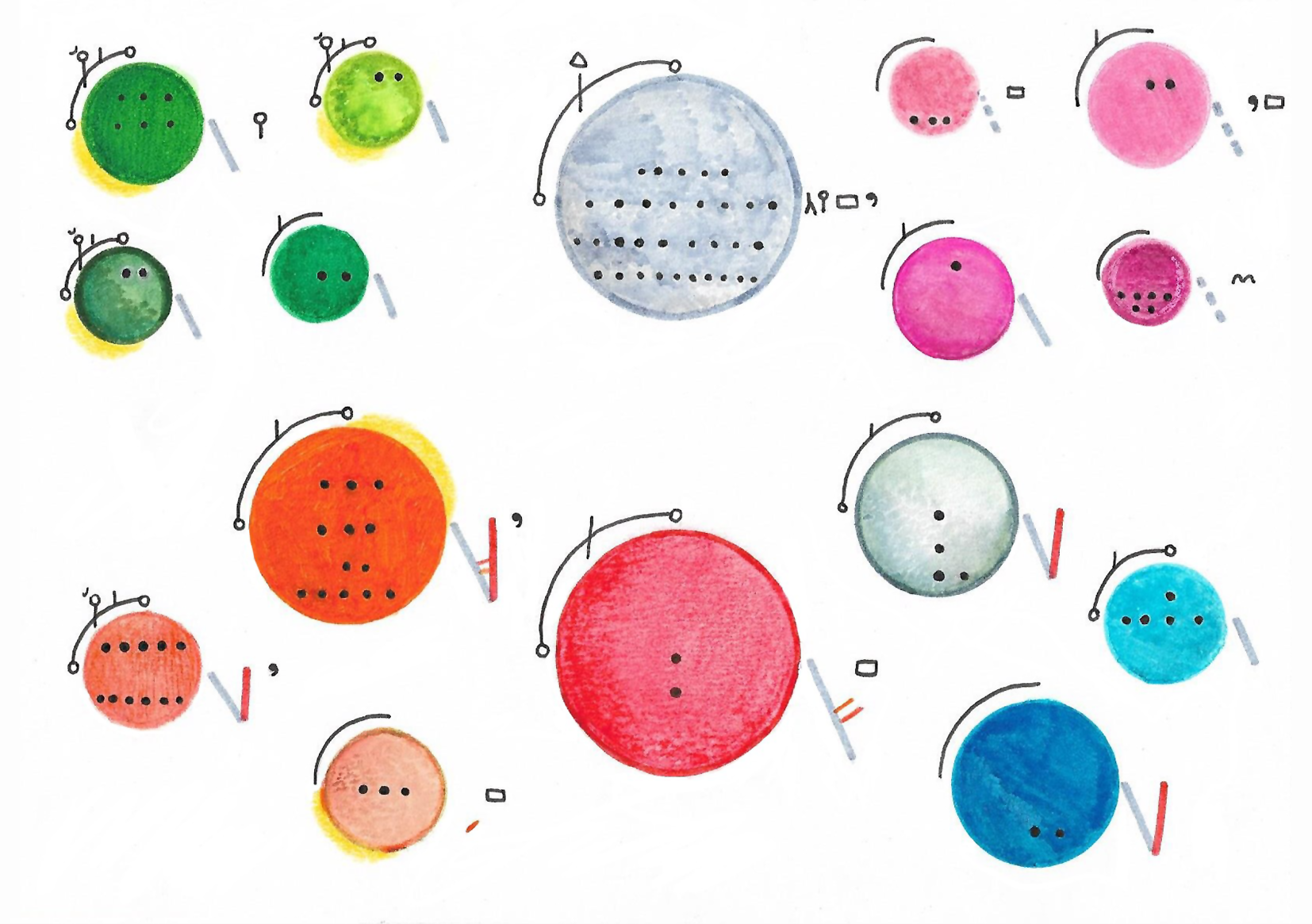 Selfie de dados de Nathan Ramalho Lopes, visualização feita à mão livre
